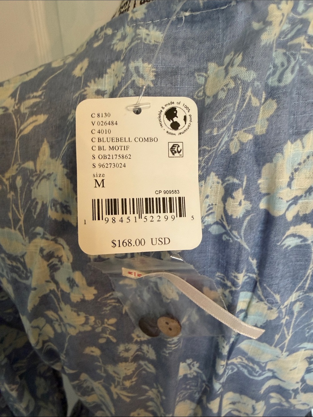 Free People Blue Floral Tiered Maxi Dress - Picture 4 of 6